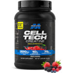 پودر کراتین MuscleTech Cell-Tech با طعم پانچ میوه (Fruit Punch) – (حدود ۱.۳۶ کیلوگرم)