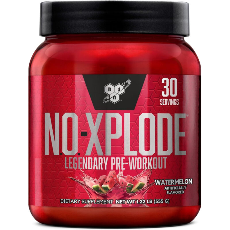 پری‌ورک‌اوت BSN N.O.-XPLODE Legendary با طعم هندوانه – ۵۵۵ گرم، ۳۰ سروینگ