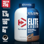 پروتئین کازئین الیت دایماتایز (Dymatize Elite Casein) با طعم شکلات غنی – ۱.۸ کیلوگرم - Image 2