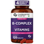 مکمل ویتامین B کمپلکس Carbamide Forte – تأمین ۱۰۰٪ نیاز روزانه، ۱۲۰ قرص گیاهی