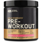 پودر پری‌ورک‌اوت Optimum Nutrition Gold Standard Pre-Workout – طعم هندوانه (Watermelon)، ۳۰۰ گرم