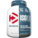 پودر پروتئین Dymatize ISO100 Whey Protein Isolate – طعم Gourmet Chocolate، وزن 2.3 کیلوگرم