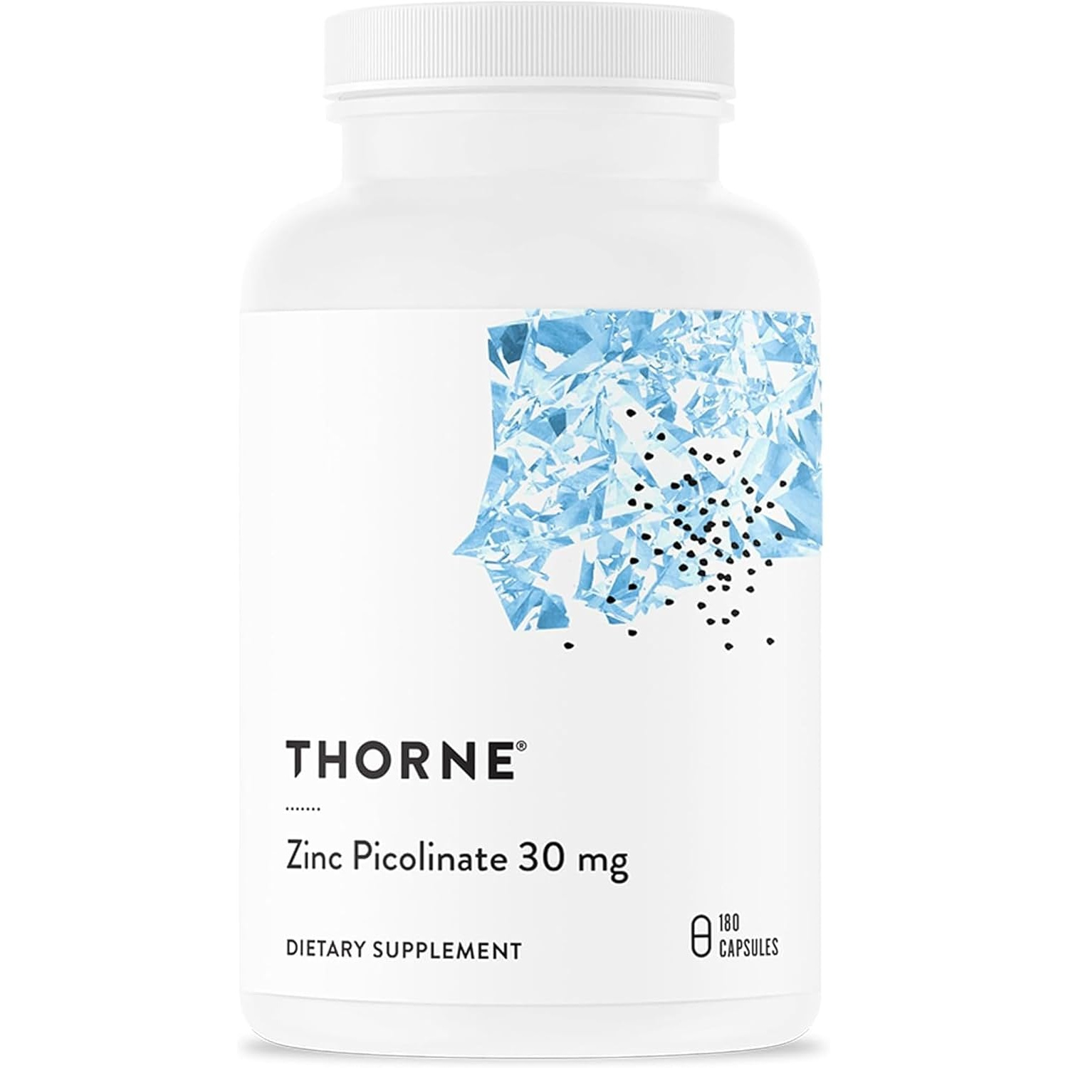 61kAnx-SB5L._AC_SL1500_ مکمل زینک THORNE Zinc Picolinate 30 mg – زینک پیکولینات با جذب بالا، ۱۸۰ کپسول - Image 1