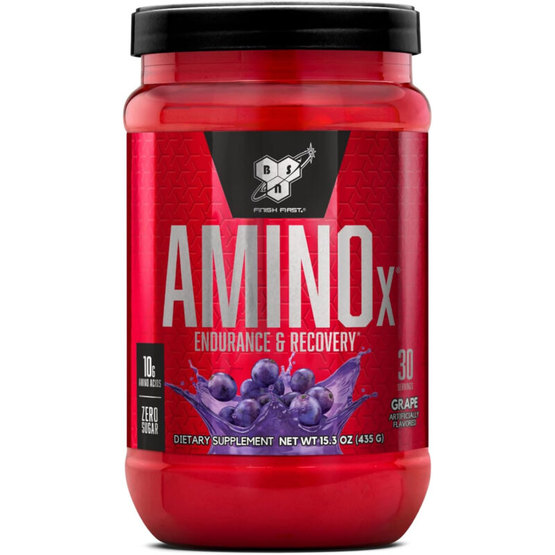 پودر آمینواسید BSN AMINOx® – طعم انگور (Grape)، ۴۳۵ گرم، ۳۰ سروینگ