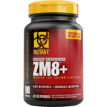 مکمل MUTANT ZM8+ – ترکیب زینک، منیزیم و ویتامین B6، ۹۰ کپسول - Image 2
