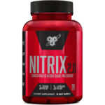 قرص BSN Nitrix 2.0 – مکمل افزایش پمپ عضلانی و عملکرد ورزشی، ۹۰ عددی