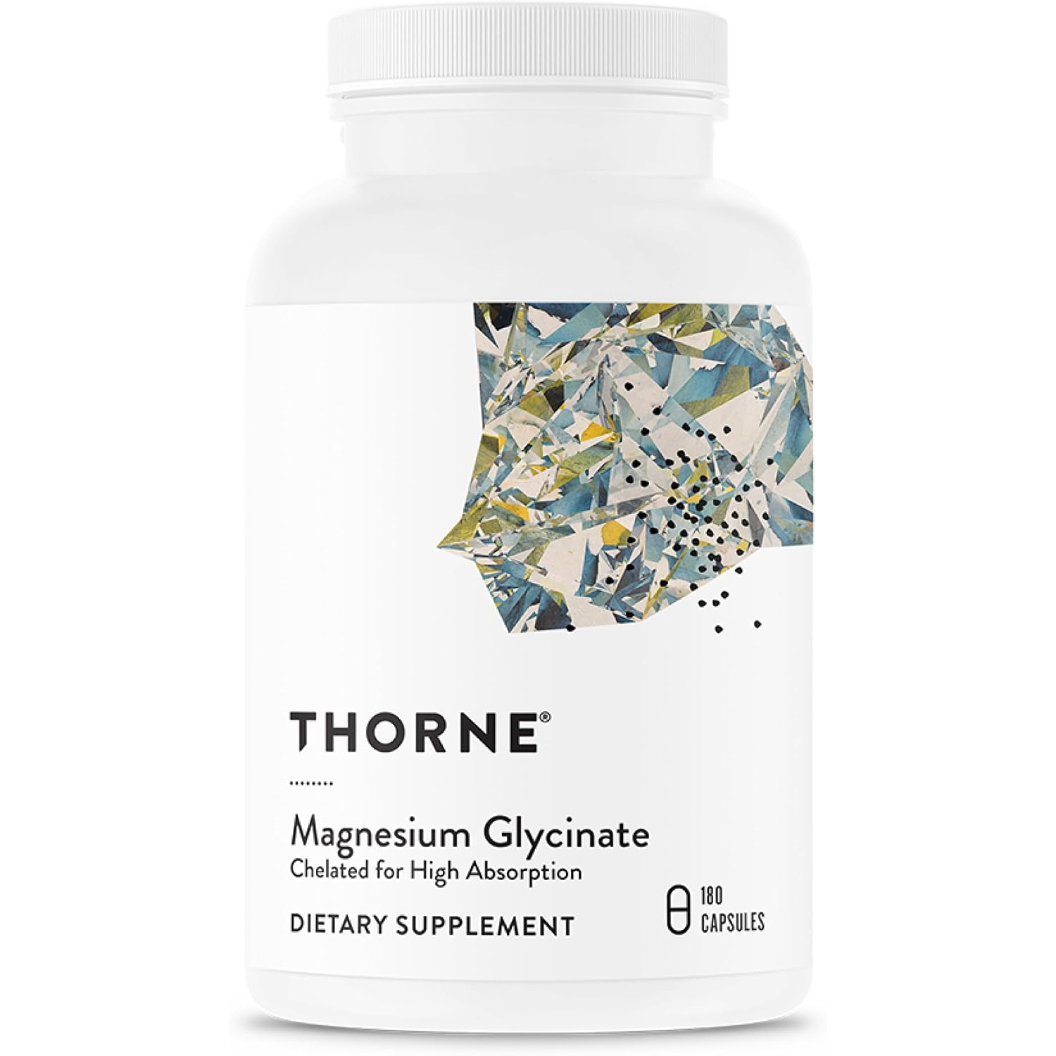 71QJbzQKSkL._AC_SL1500_ مکمل منیزیم THORNE Magnesium Glycinate – منیزیم گلیسینات کلاته، ۱۸۰ کپسول - Image 1