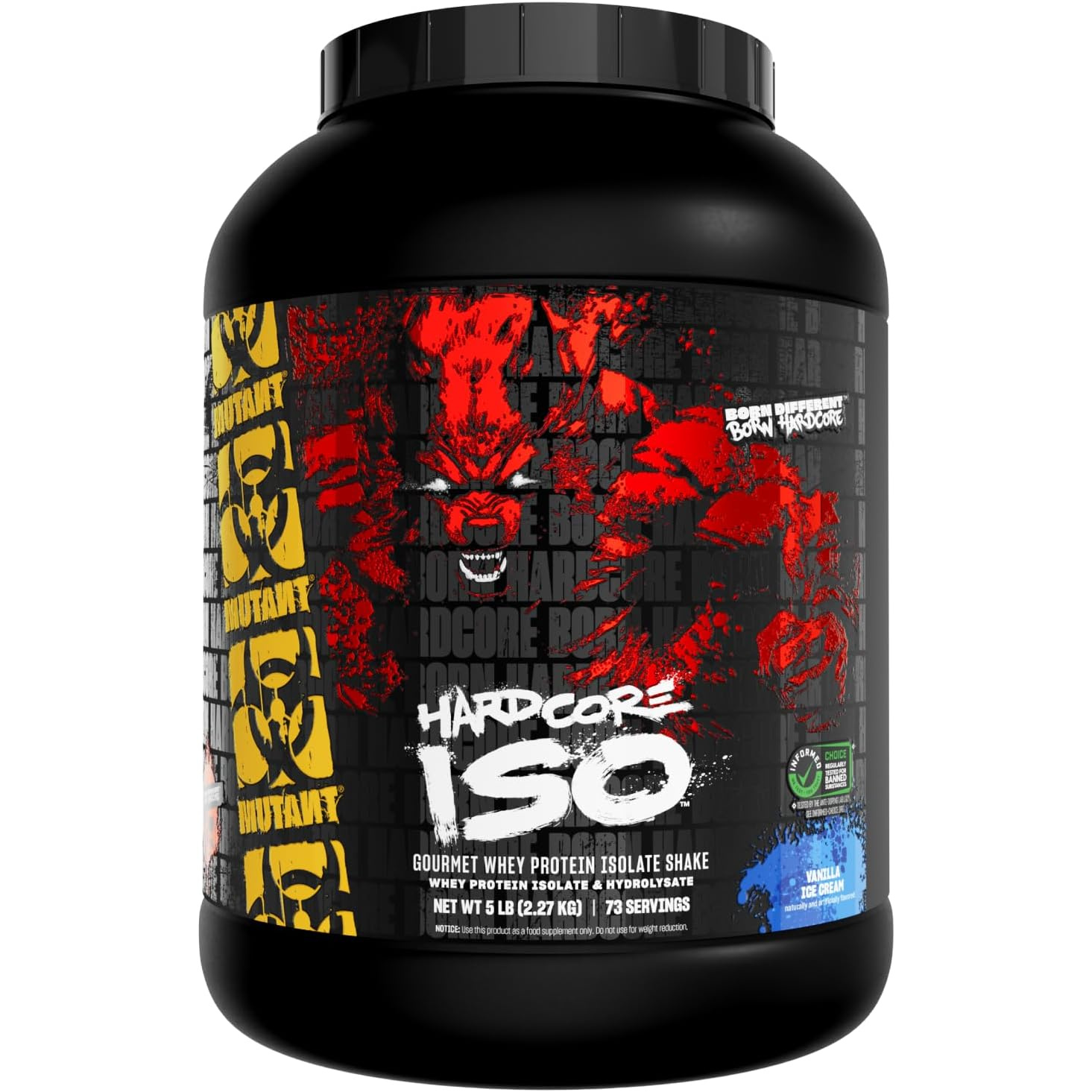 71fONv6BL._AC_SL1500_ پودر پروتئین MUTANT ISO Surge – طعم Vanilla Ice Cream، وزن 2.27 کیلوگرم - Image 1