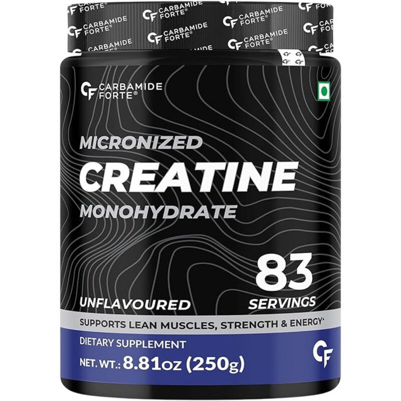 پودر کراتین مونوهیدرات Carbamide Forte – میکرونایز، ۲۵۰ گرم، ۸۳ سروینگ