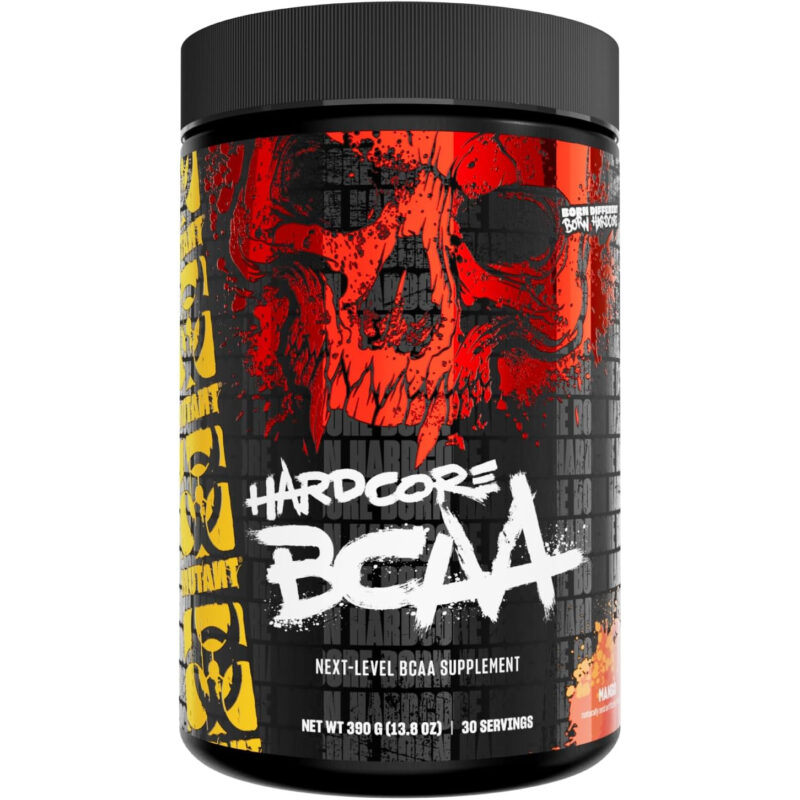 مکمل MUTANT Hardcore BCAA – آمینواسیدهای شاخه‌دار، آبرسانی و ریکاوری، طعم Mango، ۳۰ سروینگ