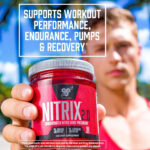 قرص BSN Nitrix 2.0 – مکمل افزایش پمپ عضلانی و عملکرد ورزشی، ۹۰ عددی - Image 3