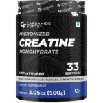پودر کراتین مونوهیدرات Carbamide Forte – میکرونایز، بدون طعم، ۱۰۰ گرم، ۳۳ سروینگ