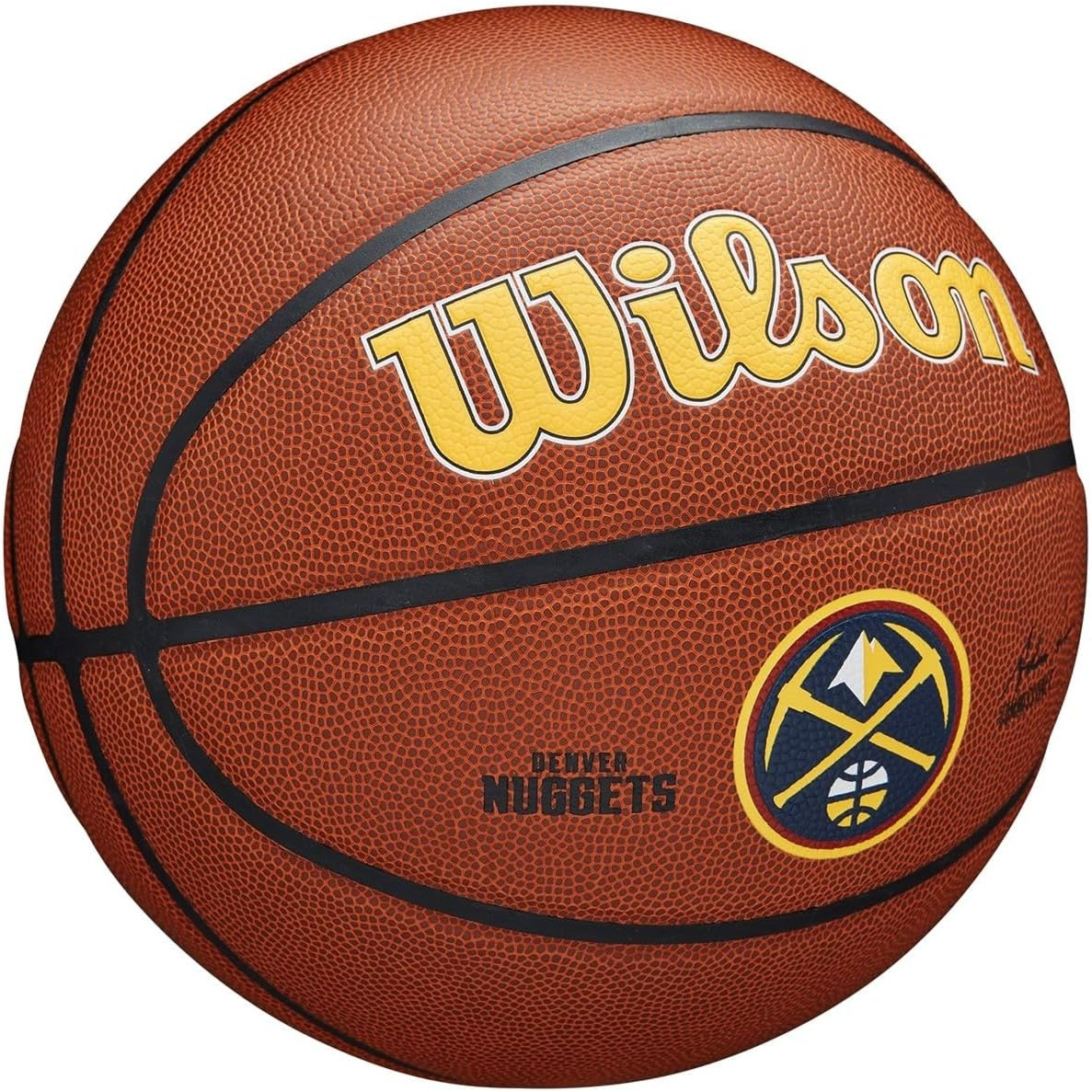 81txJSPY1QL._AC_SL1425_ توپ بسکتبال Wilson NBA Team Tribute – توپ بسکتبال طرح تیمهای NBA، مناسب فضای داخلی و بیرونی - Image 1
